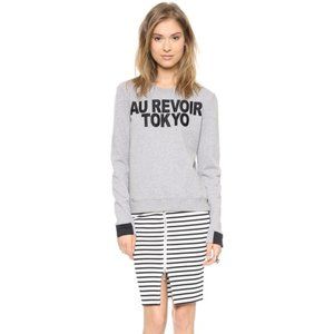 Aiko Giacomo Au Revoir Tokyo Sweatshirt in Grey, L